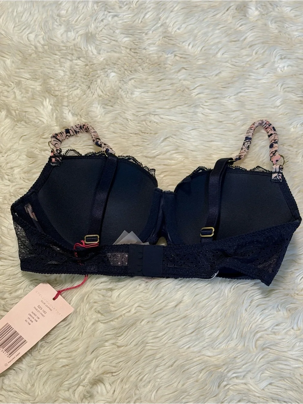 NWT Stella McCartney Ellie Leaping Bra in Paisley Print - Size 34B